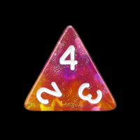 TDSO Photo Reactive Orange & Purple 16mm D4 Dice