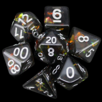 TDSO Lightening Night Frost 7 Dice Polyset