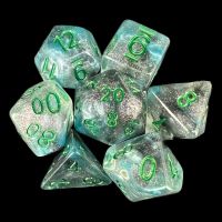 TDSO Luminous Cyberspace 7 Dice Polyset