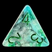 TDSO Luminous Cyberspace D4 Dice