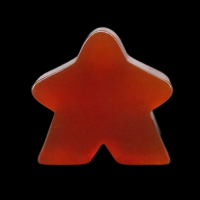 TDSO Gemstone Carnelian Meeple T1