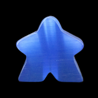 TDSO Cats Eye Glass Dark Blue Meeple T1