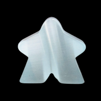 TDSO Cats Eye Glass Mint Blue Meeple T1