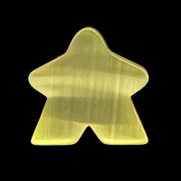 TDSO Cats Eye Glass Yellow Meeple