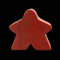TDSO Gemstone Jasper Red Meeple T1