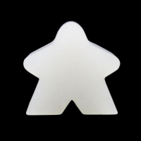 TDSO Gemstone Quartz Snow Meeple T1
