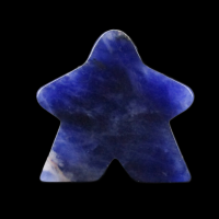 TDSO Gemstone Sodalite Dark Meeple T1