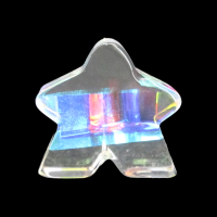 TDSO Zircon Glass Rainbow Meeple T2