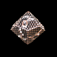 TDSO Metal Dragon Flight Antique Copper D10 Dice