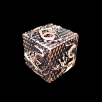 TDSO Metal Dragon Flight Antique Copper D6 Dice