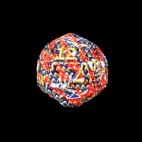 TDSO Metal Dragon Flight Blue Red & Gold D12 Dice