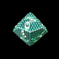 TDSO Metal Dragon Flight Emerald & Copper D10 Dice