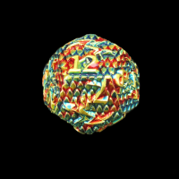 TDSO Metal Dragon Flight Red Teal & Gold D12 Dice