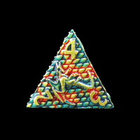 TDSO Metal Dragon Flight Red Teal & Gold D4 Dice