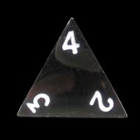 CLEARANCE TDSO Metal Polished Black Nickel Finish D4 Dice  - Discontinued 33% Off