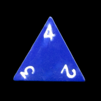 CLEARANCE TDSO Metal Spectrum Blue Finish D4 Dice - Discontinued 33% Off
