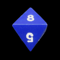 CLEARANCE TDSO Metal Spectrum Blue Finish D8 Dice - Discontinued 33% Off