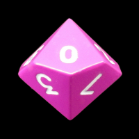 CLEARANCE TDSO Metal Spectrum Pink Finish D10 Dice - Discontinued 33% Off
