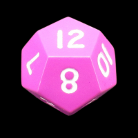 CLEARANCE TDSO Metal Spectrum Pink Finish D12 Dice - Discontinued 33% Off