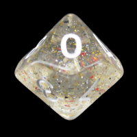 TDSO Metallic Flakes Small Stars D10 Dice