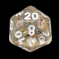 TDSO Metallic Flakes Small Stars D20 Dice