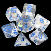 TDSO Metallic Flakes Winter Storm 7 Dice Polyset
