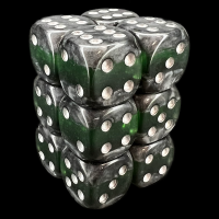TDSO Mineral Emerald 12 x D6 Dice Set
