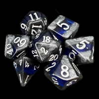 TDSO Mineral Sapphire 7 Dice Polyset