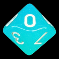 TDSO Moonstone Azure D10 Dice