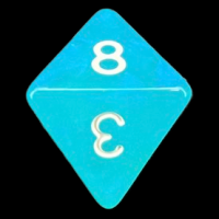 TDSO Moonstone Azure D8 Dice