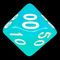 TDSO Moonstone Azure Percentile Dice