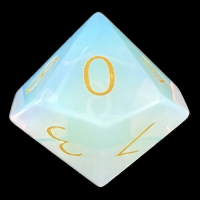 TDSO Gemstone Opalite & Gold D10 Dice