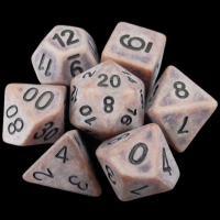 TDSO Opaque Antique Copper 7 Dice Polyset