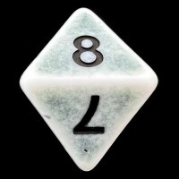 TDSO Opaque Antique Ghostly Teal D8 Dice