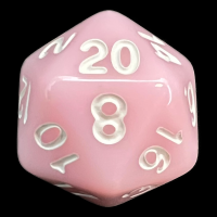 TDSO Opaque Baby Pink D20 Dice