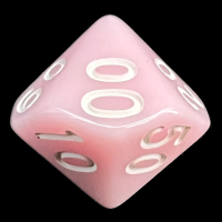 TDSO Opaque Baby Pink Percentile Dice