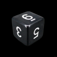 TDSO Opaque Black D6 Dice