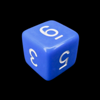 TDSO Opaque Blue D6 Dice