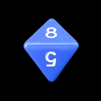 TDSO Opaque Blue D8 Dice