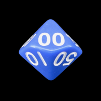 TDSO Opaque Blue Percentile Dice