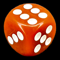 TDSO Opaque Brown 16mm D6 Spot Dice