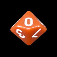 TDSO Opaque Brown D10 Dice