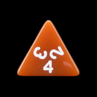 TDSO Opaque Brown D4 Dice