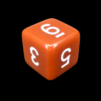 TDSO Opaque Brown D6 Dice