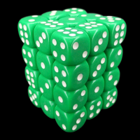 TDSO Opaque Green 36 x D6 Dice Set