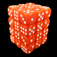 TDSO Opaque Orange 36 x D6 Dice Set