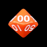 TDSO Opaque Orange Percentile Dice