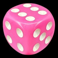 TDSO Opaque Pink 16mm D6 Spot Dice