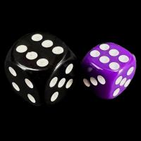 TDSO Opaque Purple 12mm D6 Spot Dice