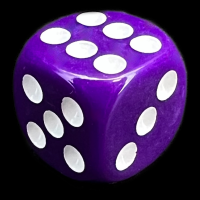 TDSO Opaque Purple 16mm D6 Spot Dice